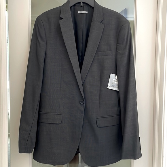 - Calvin Klein Premium Blazer NWT, Slim Fit, size Large - Picture 1 of 7